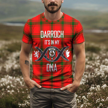 Darroch Tartan T-Shirt with Family Crest DNA In Me Style Kid's Shirt - Tartan Vibes Clothing