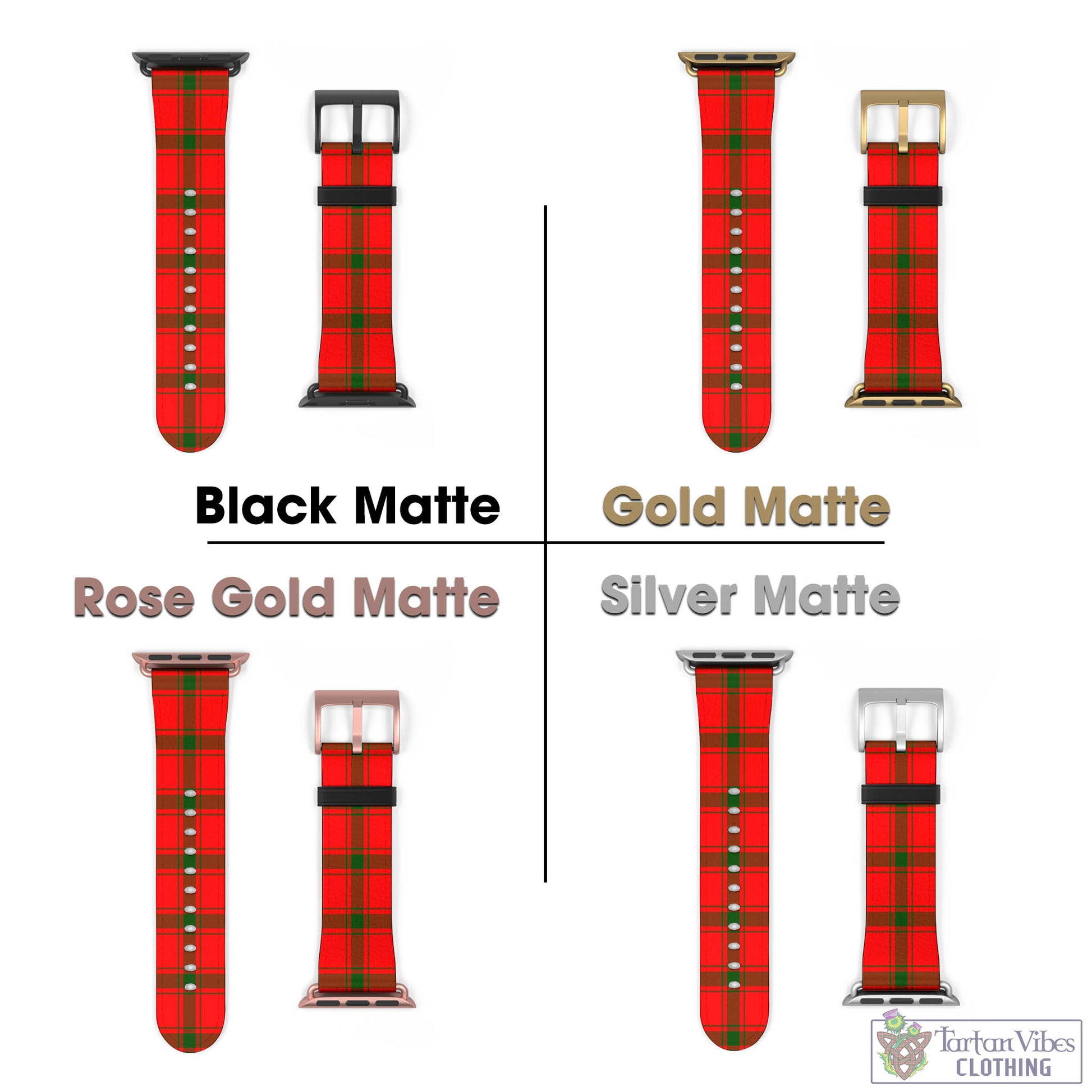 Darroch Tartan Watch Band 42 - 45 mm - Tartan Vibes Clothing