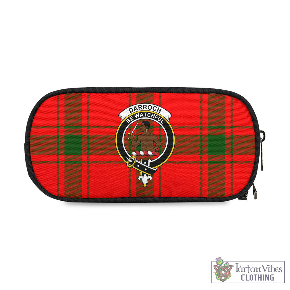 Darroch Tartan Pen and Pencil Case with Family Crest One Size 4.13*8.74 inch - Tartan Vibes Clothing