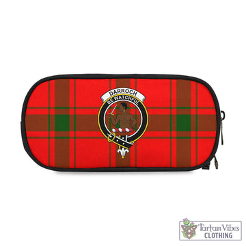 Darroch Tartan Pen and Pencil Case with Family Crest One Size 4.13*8.74 inch - Tartan Vibes Clothing