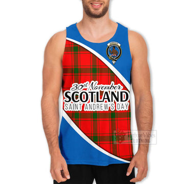 Darroch Family Crest Tartan Men's Tank Top Celebrate Saint Andrew's Day in Style Men - Tartan Vibes Clothing