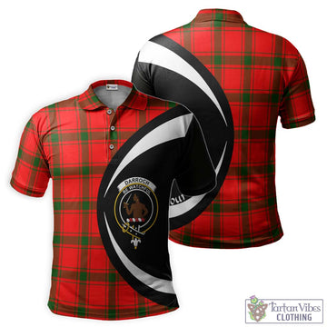 Darroch Tartan Men's Polo Shirt with Family Crest Circle Style Kid - Tartan Vibes Clothing