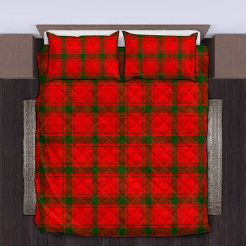 Darroch Tartan Quilt Bed Set King - Tartan Vibes Clothing