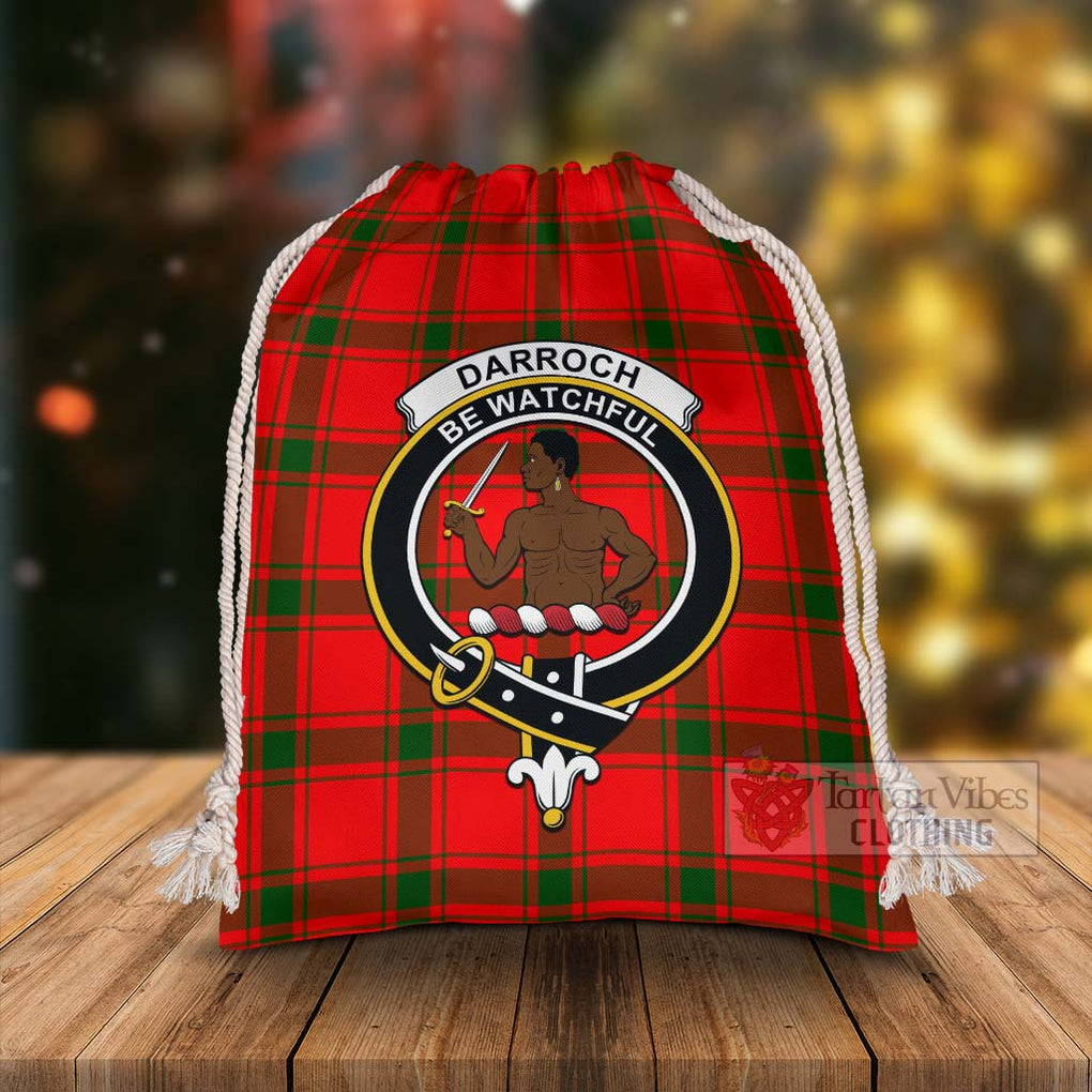 Darroch Tartan Christmas Santa's Bag with Family Crest - Tartan Vibes Clothing