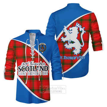 Darroch Family Crest Tartan Ghillie Kilt Shirt Celebrate Saint Andrew's Day in Style Men - Tartan Vibes Clothing