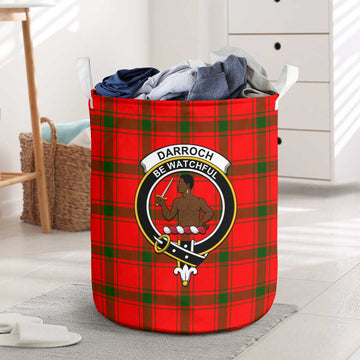 Darroch Tartan Laundry Basket with Family Crest One Size - Tartan Vibes Clothing