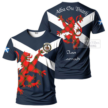 Darroch Tartan Lion Rampant T-Shirt Proudly Display Your Heritage with Alba Gu Brath and Clan Name Kid's Shirt - Tartan Vibes Clothing