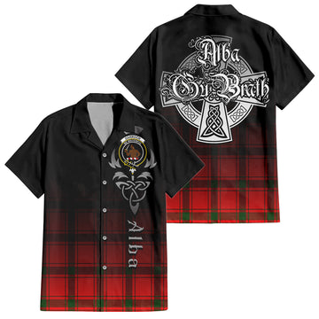 Darroch Tartan Hawaiian Shirt Shirt Featuring Alba Gu Brath Family Crest Celtic Inspired Kid - Tartan Vibes Clothing