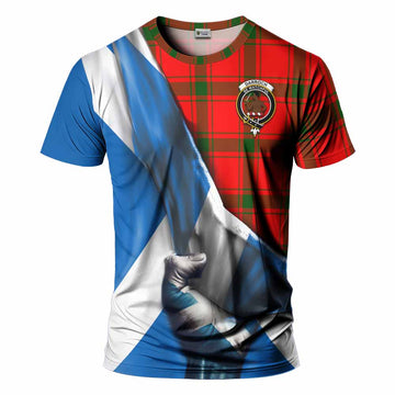 Darroch Tartan T-Shirt with Family Crest Scotland Patriotic Style Kid's Shirt - Tartan Vibes Clothing