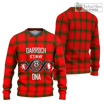 Darroch Tartan Ugly Sweater with Family Crest DNA In Me Style Unisex - Tartan Vibes Clothing