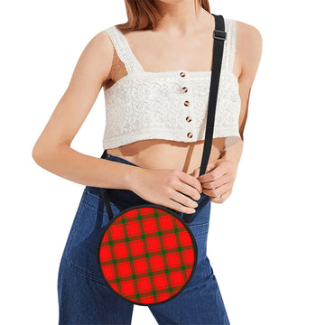 Darroch Tartan Round Satchel Bags One Size 9*9*2.7 inch - Tartan Vibes Clothing