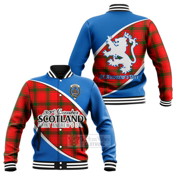 Darroch Family Crest Tartan Baseball Jacket Celebrate Saint Andrew's Day in Style Unisex - Tartan Vibes Clothing