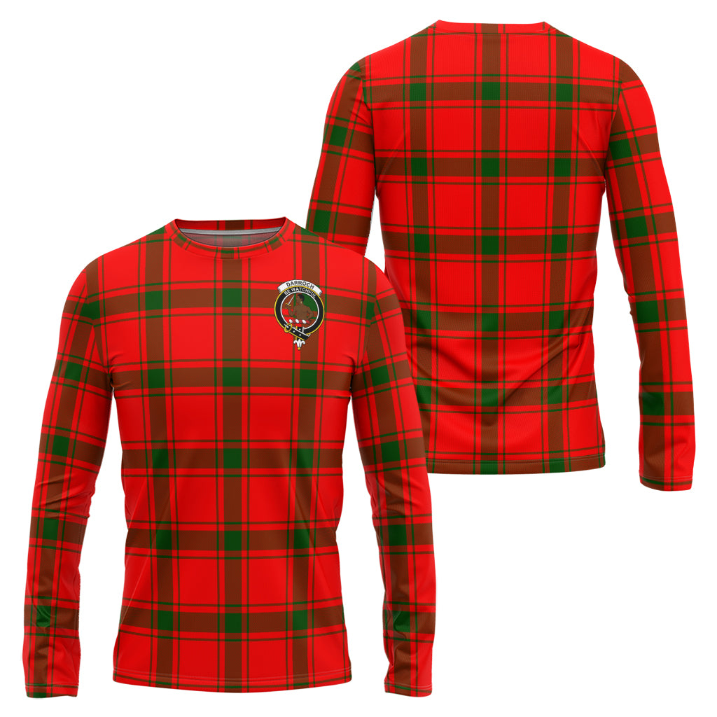 Darroch Tartan Long Sleeve T-Shirt with Family Crest Unisex - Tartan Vibes Clothing