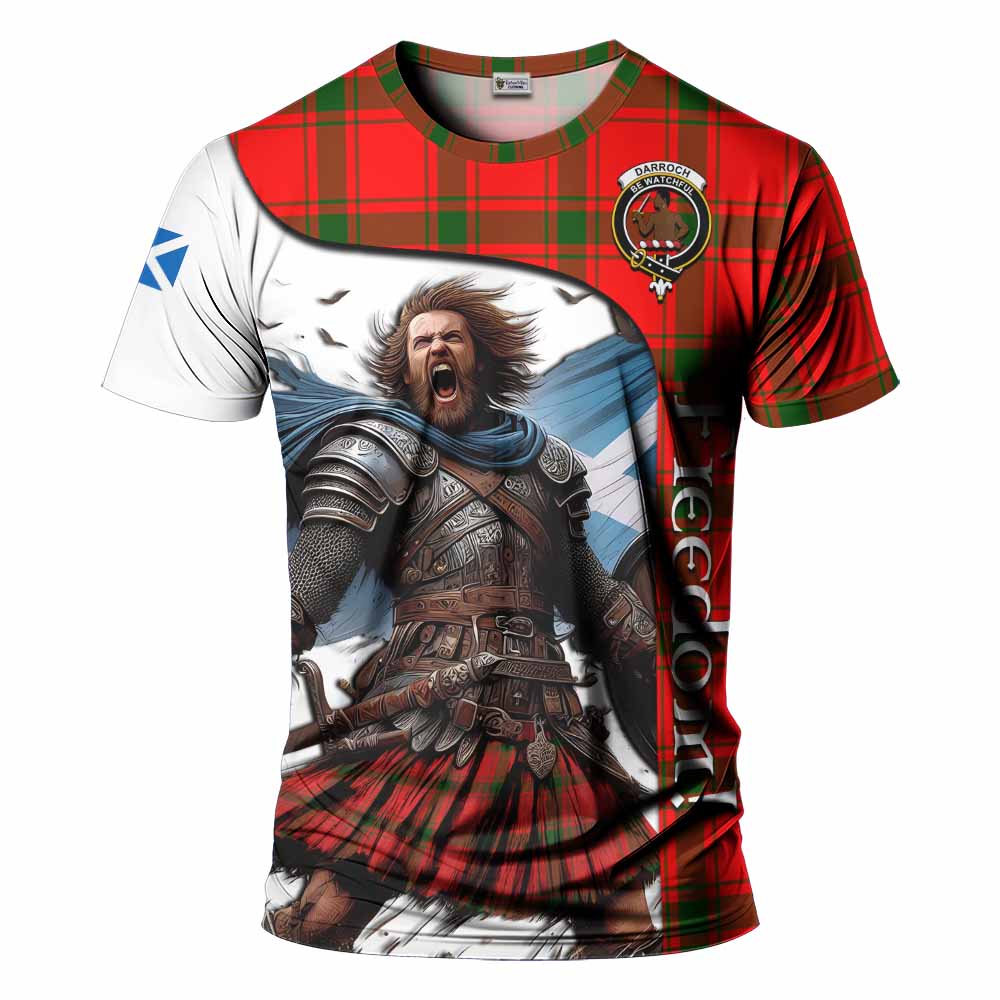 Darroch Crest Tartan T-Shirt Inspired by the Freedom of Scottish Warrior Kid's Shirt - Tartan Vibes Clothing