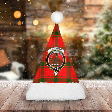 Darroch Tartan Christmas Santa Hats with Family Crest - Tartan Vibes Clothing