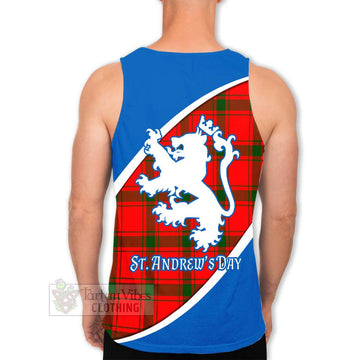 Darroch Family Crest Tartan Men's Tank Top Celebrate Saint Andrew's Day in Style - Tartan Vibes Clothing