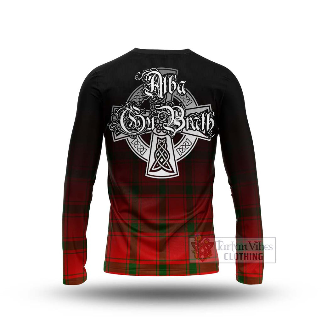 Darroch Tartan Long Sleeve T-Shirt Featuring Alba Gu Brath Family Crest Celtic Inspired - Tartan Vibes Clothing