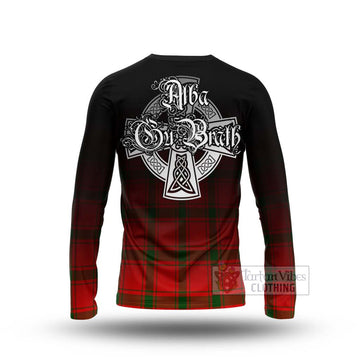 Darroch Tartan Long Sleeve T-Shirt Featuring Alba Gu Brath Family Crest Celtic Inspired - Tartan Vibes Clothing