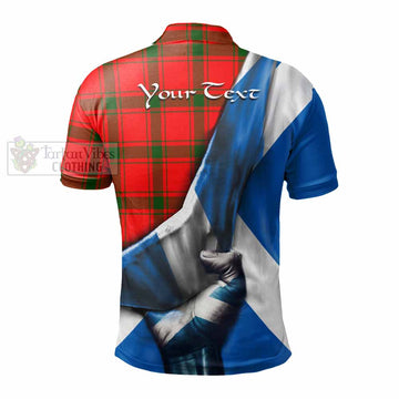 Darroch Tartan Polo Shirt with Family Crest Scotland Patriotic Style - Tartan Vibes Clothing