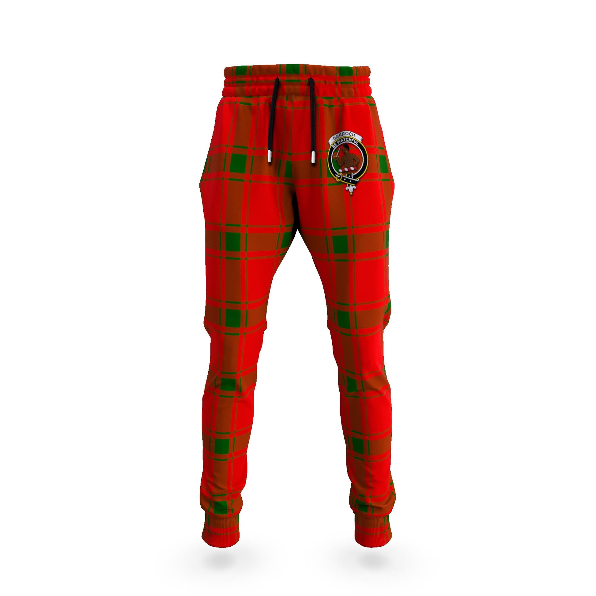 Blackstock Red Dress Tartan Crest Jogger Sweatpants main image 1