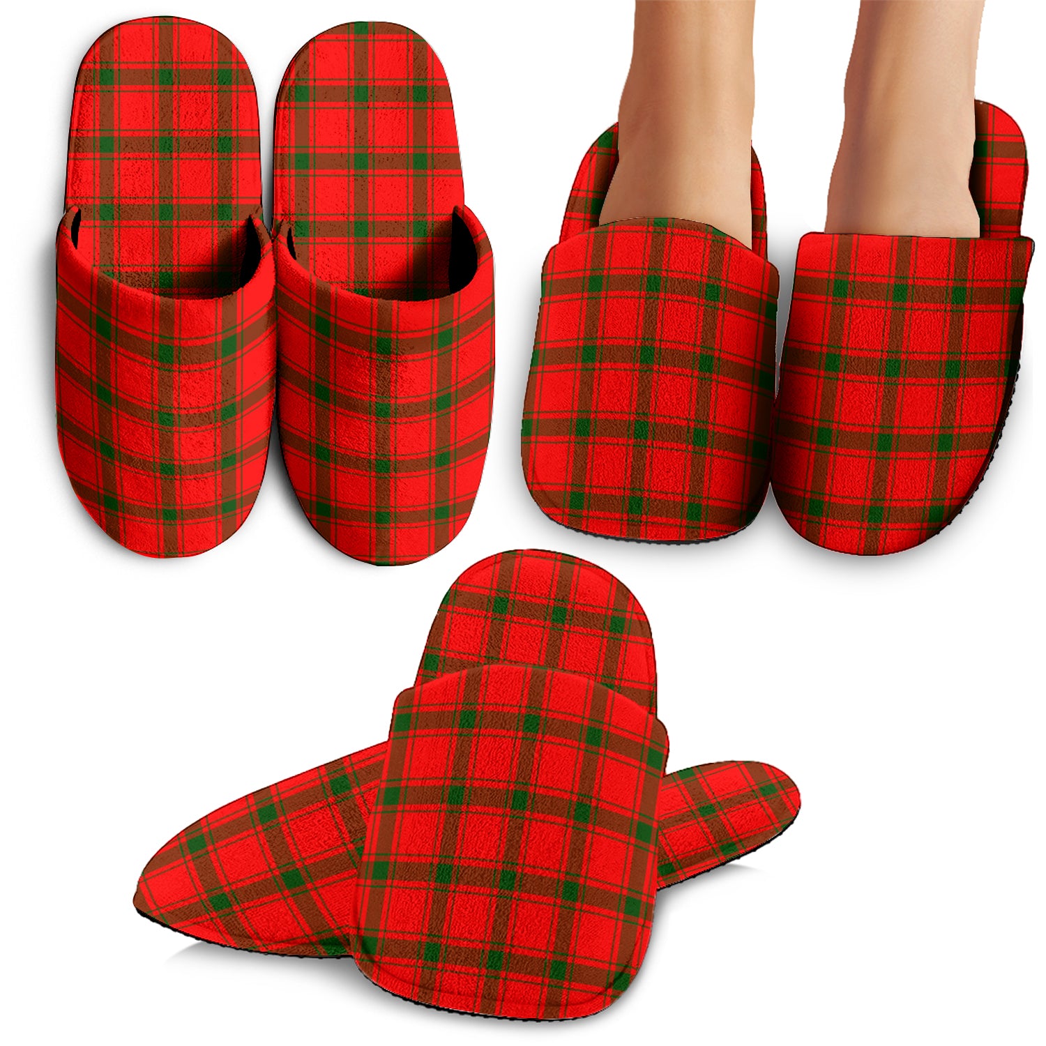 Darroch Tartan Home Slippers - Tartan Vibes Clothing