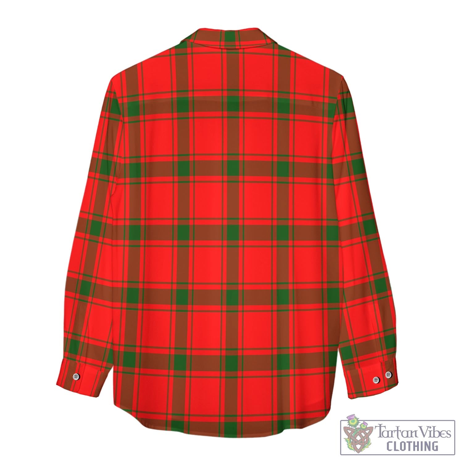 Darroch Tartan Women's Casual Shirt with Family Crest - Tartan Vibes Clothing