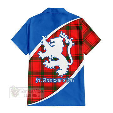 Darroch Family Crest Tartan Hawaiian Shirt Celebrate Saint Andrew's Day in Style - Tartan Vibes Clothing