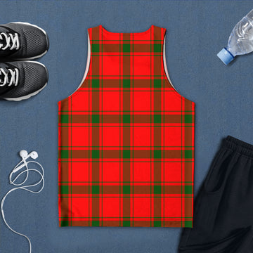 Darroch Tartan Mens Tank Top with Family Crest - Tartan Vibes Clothing