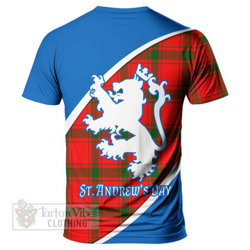 Darroch Family Crest Tartan T-Shirt Celebrate Saint Andrew's Day in Style - Tartan Vibes Clothing