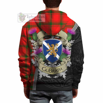 Darroch Tartan Family Crest Hoodie Lion Rampant Royal Thistle Shield Celtic Inspired - Tartan Vibes Clothing