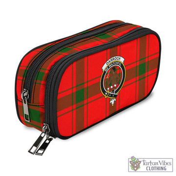 Darroch Tartan Pen and Pencil Case with Family Crest - Tartan Vibes Clothing
