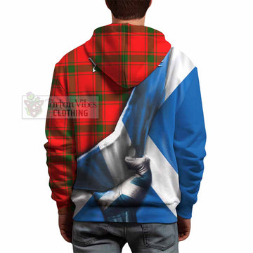 Darroch Tartan Hoodie with Family Crest Scotland Patriotic Style - Tartan Vibes Clothing