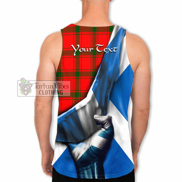 Darroch Tartan Men's Tank Top with Family Crest Scotland Patriotic Style - Tartan Vibes Clothing