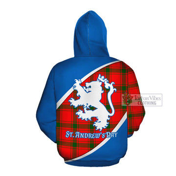 Darroch Family Crest Tartan Cotton Hoodie Celebrate Saint Andrew's Day in Style Pullover Hoodie - Tartan Vibes Clothing