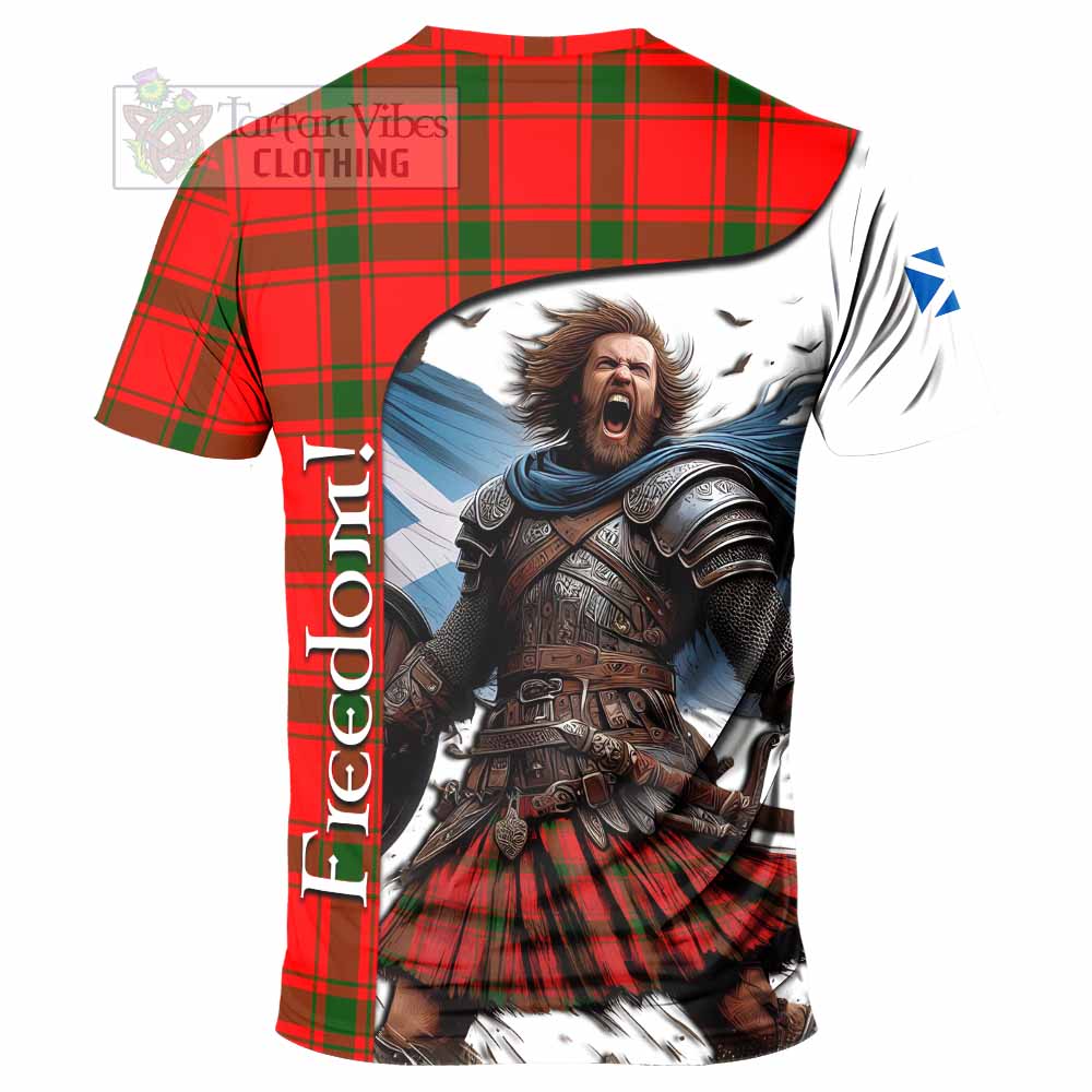 Darroch Crest Tartan T-Shirt Inspired by the Freedom of Scottish Warrior - Tartan Vibes Clothing