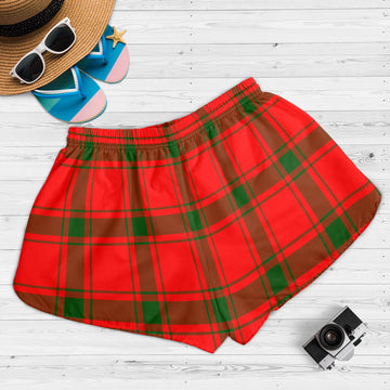 Darroch Tartan Womens Shorts with Family Crest