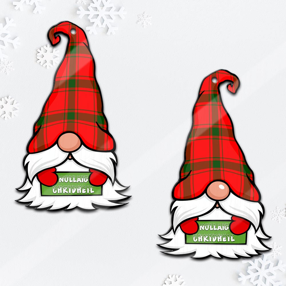 Darroch Gnome Christmas Ornament with His Tartan Christmas Hat - Tartan Vibes Clothing