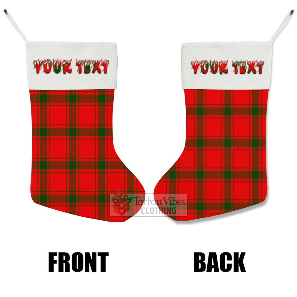Darroch Tartan Christmas Stocking with Personalized Text - Tartan Vibes Clothing