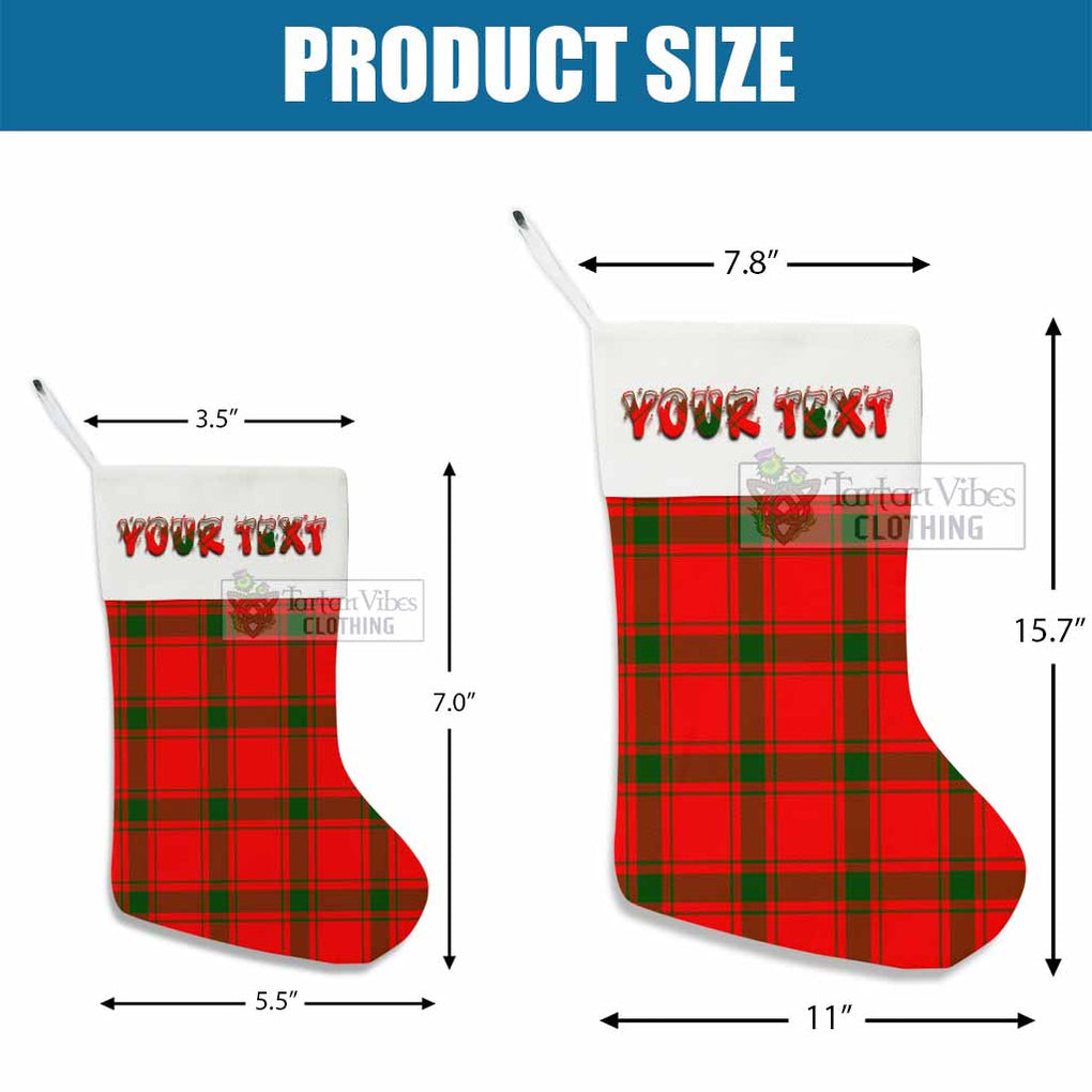 Darroch Tartan Christmas Stocking with Personalized Text - Tartan Vibes Clothing