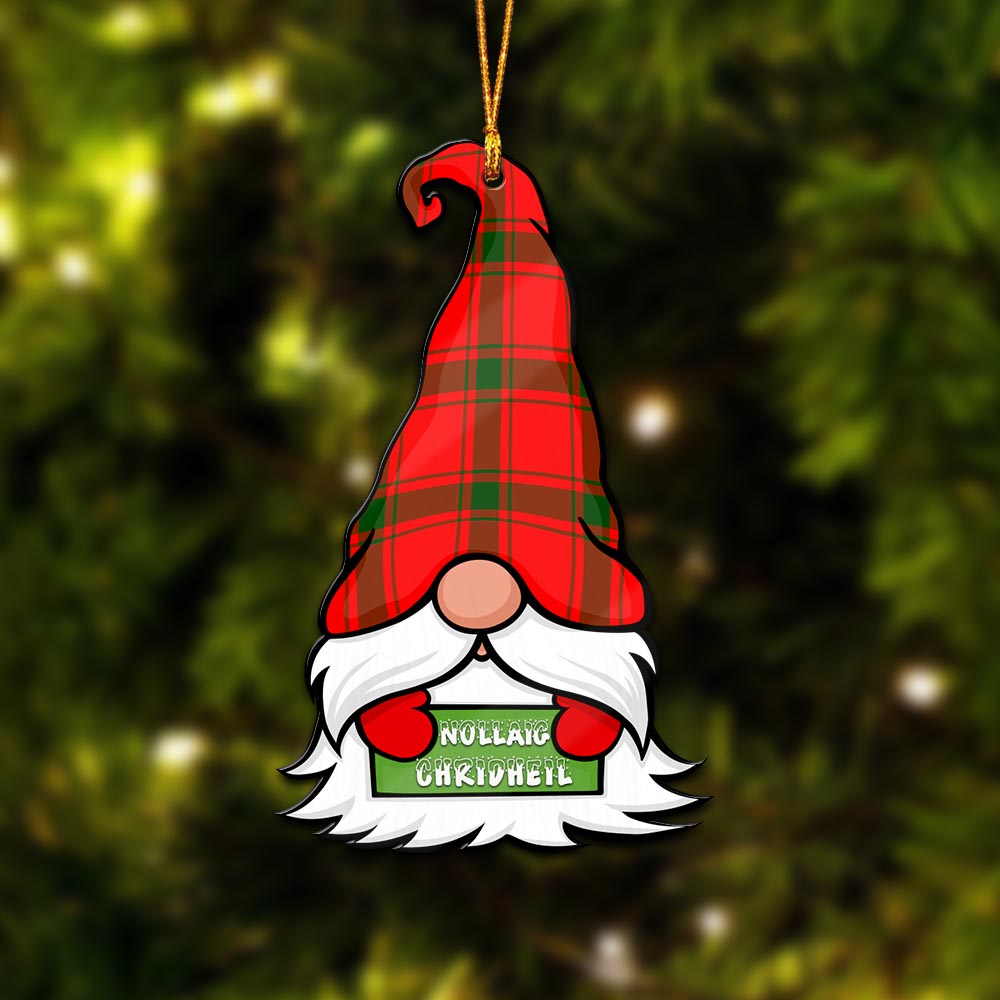 Darroch Gnome Christmas Ornament with His Tartan Christmas Hat - Tartan Vibes Clothing