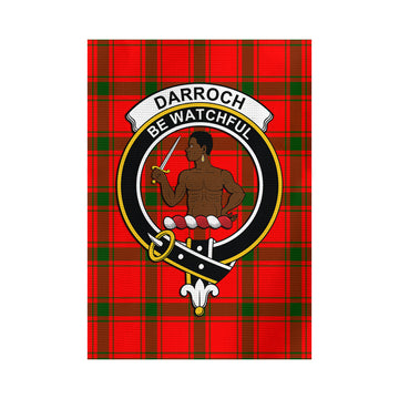 Darroch Tartan Flag with Family Crest - Tartan Vibes Clothing