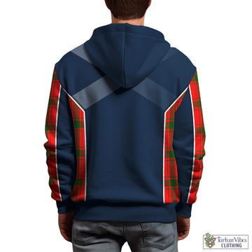 Darroch Tartan Hoodie with Family Crest and Lion Rampant Vibes Sport Style - Tartan Vibes Clothing