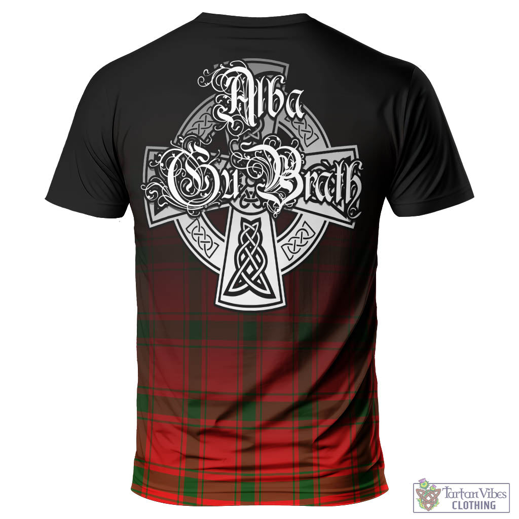 Darroch Tartan T-Shirt Featuring Alba Gu Brath Family Crest Celtic Inspired - Tartan Vibes Clothing