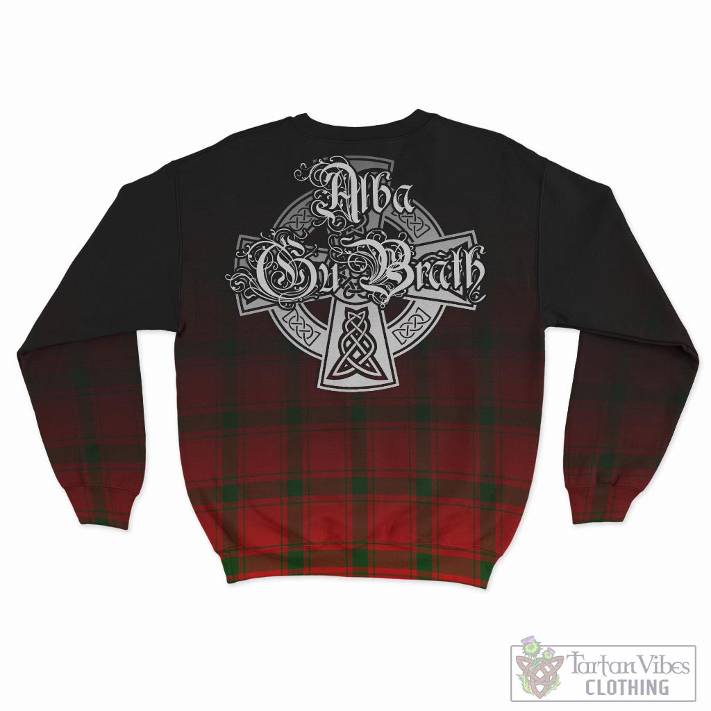 Tartan Vibes Clothing Darroch Tartan Sweatshirt Featuring Alba Gu Brath Family Crest Celtic Inspired