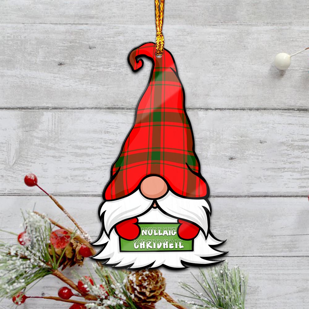 Darroch Gnome Christmas Ornament with His Tartan Christmas Hat - Tartan Vibes Clothing
