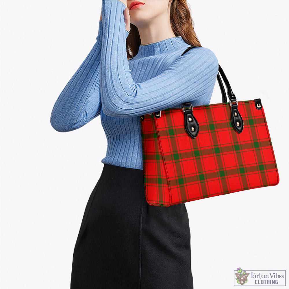 Darroch Tartan Luxury Leather Handbags - Tartan Vibes Clothing