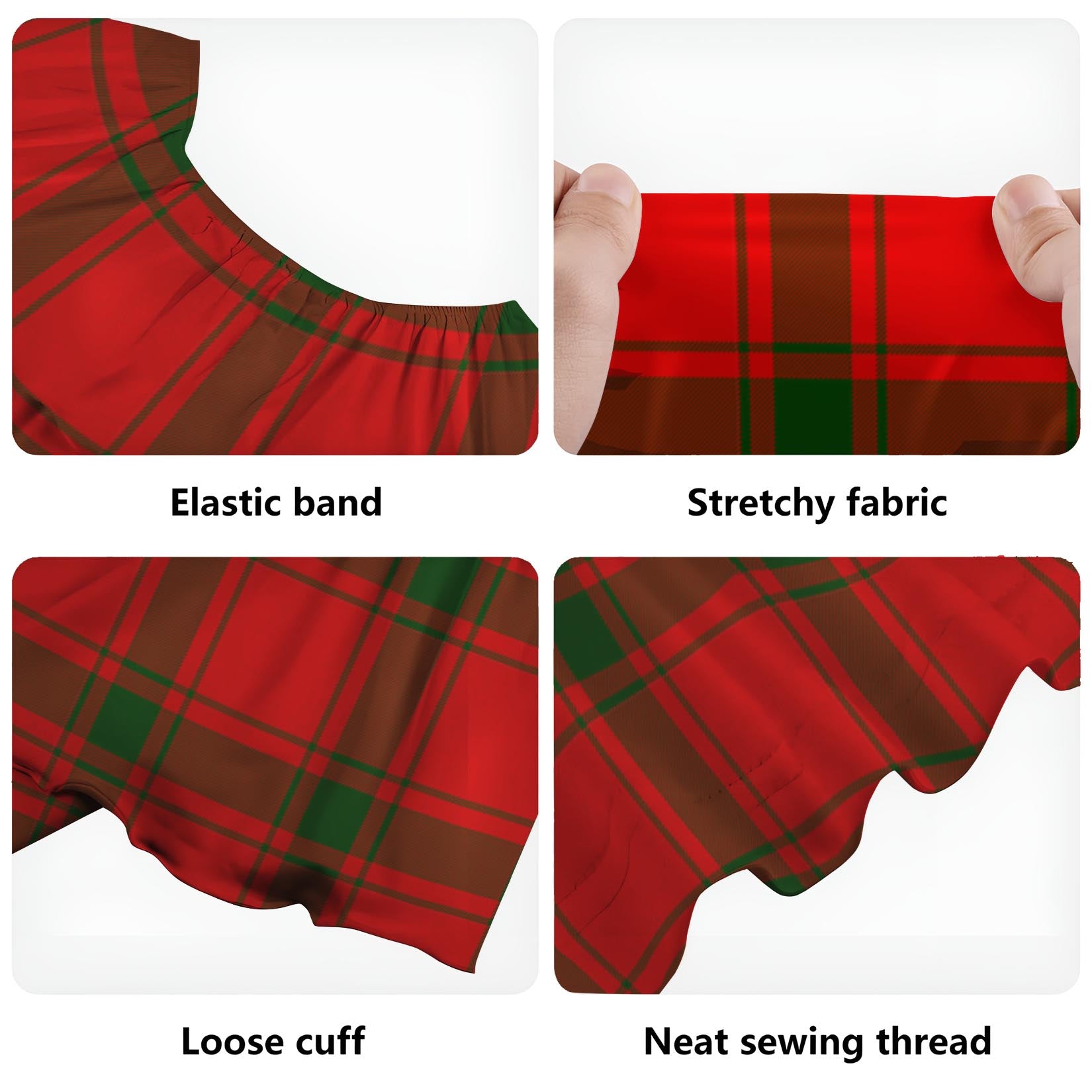 Darroch Tartan Off Shoulder Long Dress - Tartan Vibes Clothing