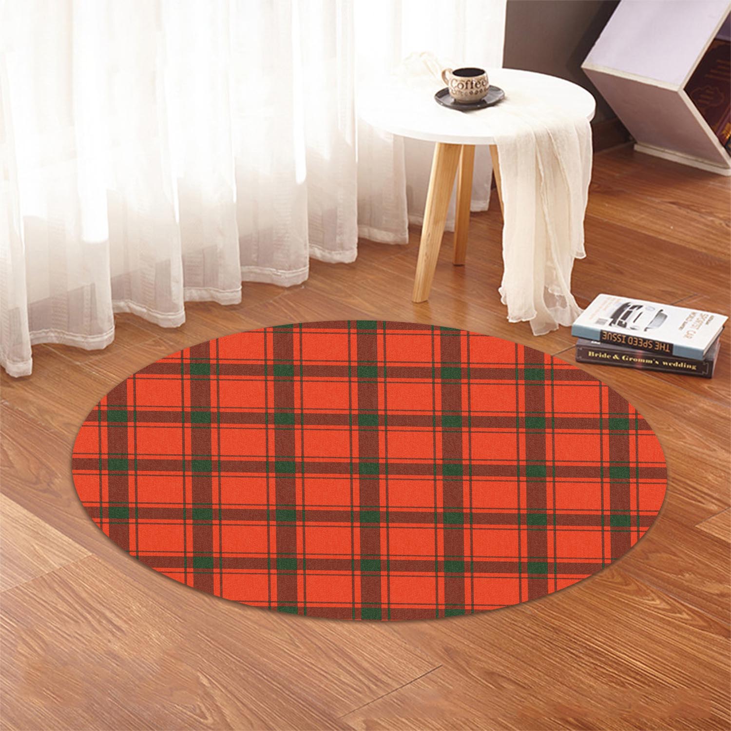 Darroch Tartan Round Rug - Tartan Vibes Clothing