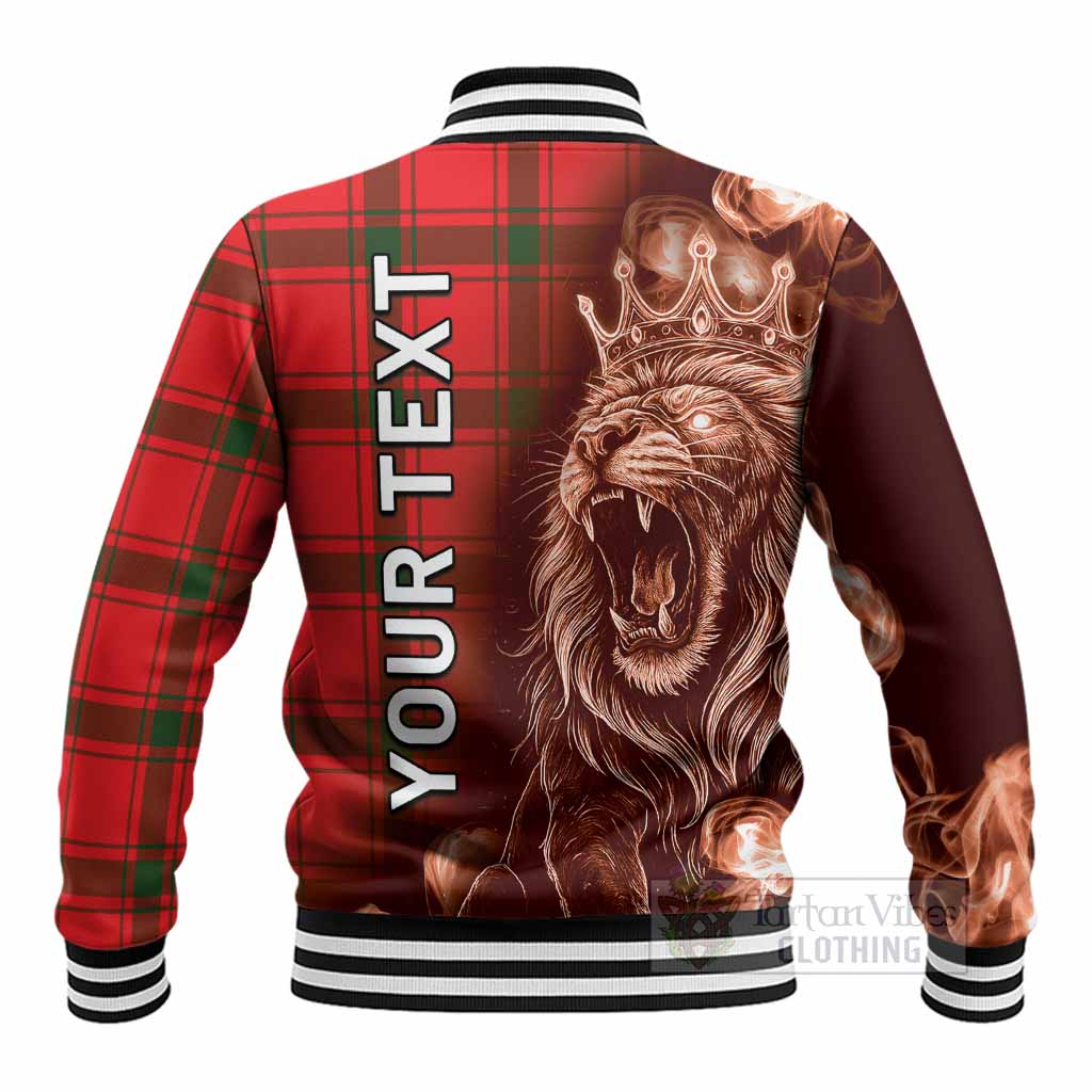 Darroch Tartan Baseball Jacket Roaring Lion Heritage