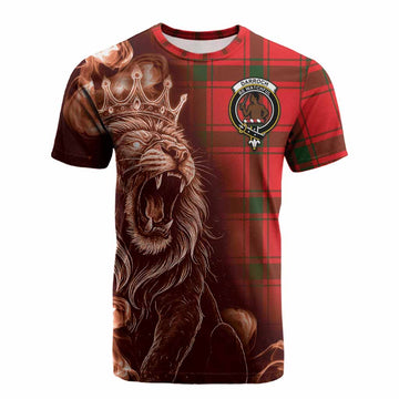 Darroch Tartan Cotton T-shirt Roaring Lion Heritage
